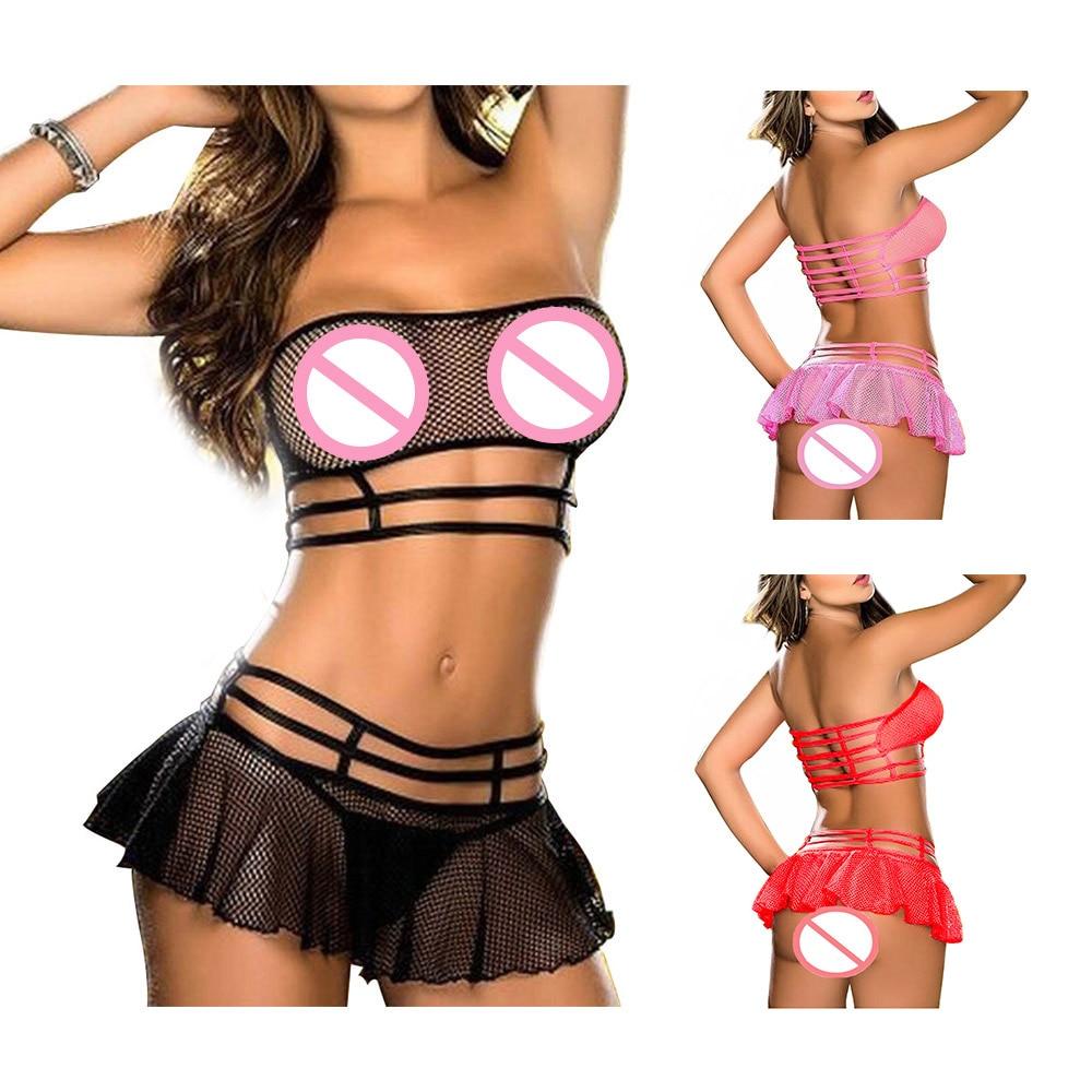 Mini skirt&Corset set